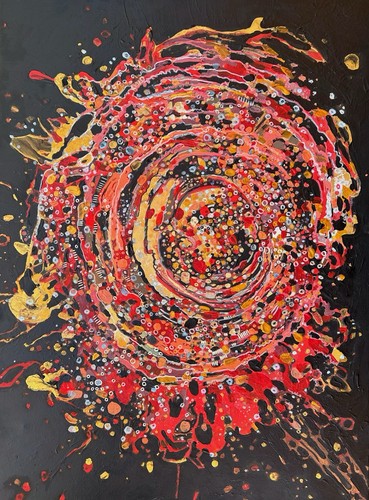 Original acryl bild gemälde - original,